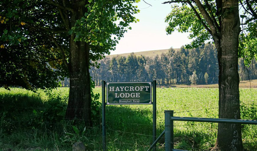 Haycroft Lodge: Haycroft Lodge - Sign