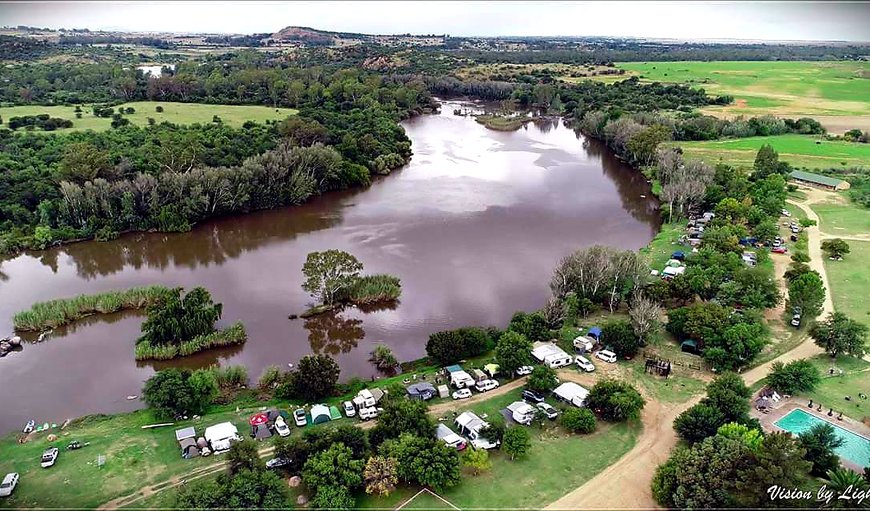 Airial view in Parys, Free State Province, South Africa