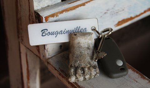 Bougainvillea family suite: Entrance to th Bougainvillea Veranda suite