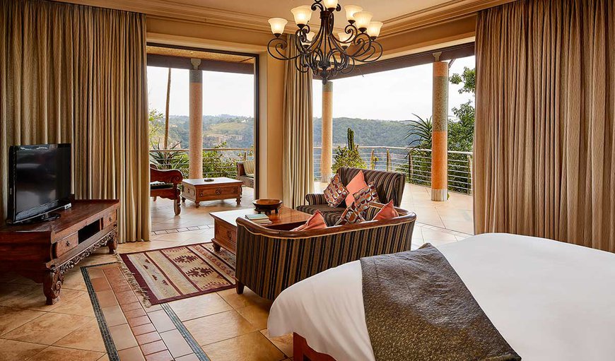 Presidential Suite: The only suite with a front view overlooking the Kloof Gorge and Krantzkloof Nature Reserve. Presidential Suite: The only suite with a front view overlooking the Kloof Gorge and Krantzkloof Nature Reserve.