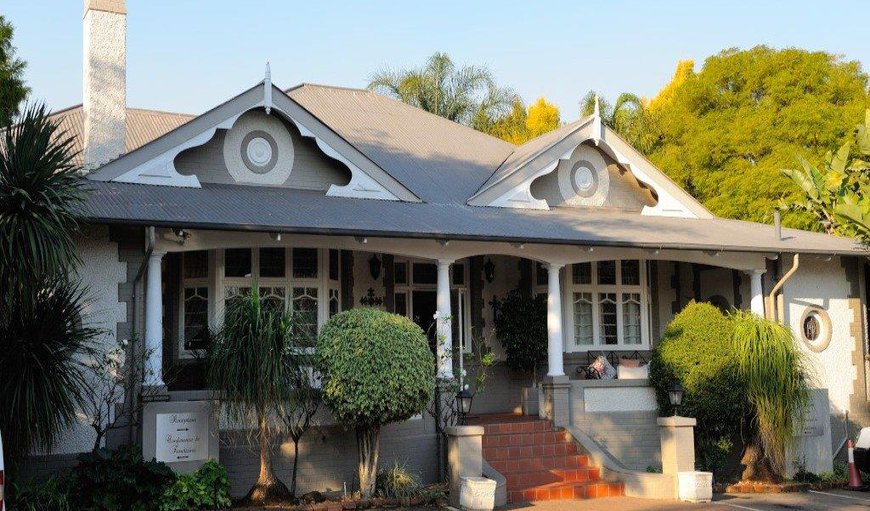 This is the front view at the entrance of Oxford Lodge in Vryheid, KwaZulu-Natal, South Africa