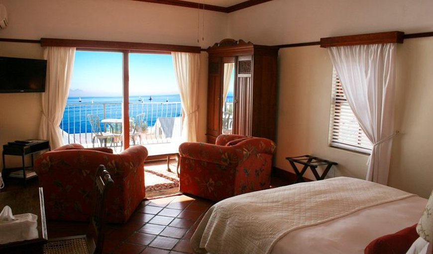 Double Room with sea view: Bedroom with a double bed and see view