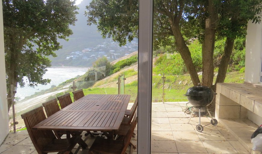 Patio overlooking the Ocean