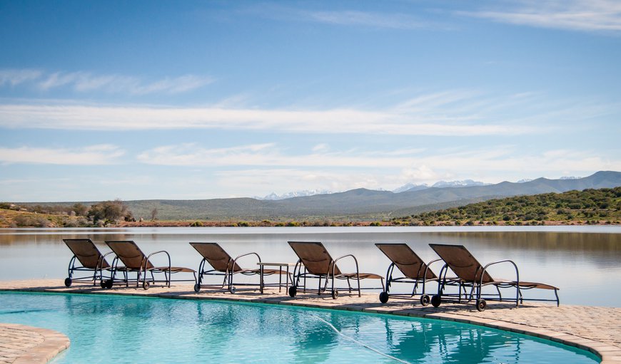 Swimming pool in Oudtshoorn, Western Cape, South Africa