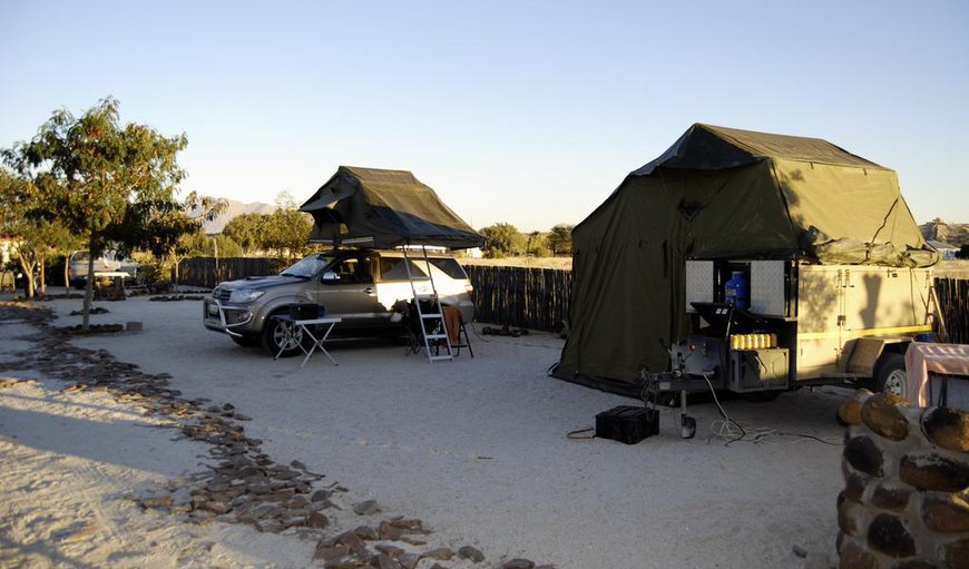 Camping at Brandberg Rest Camp in Uis, Erongo, Namibia