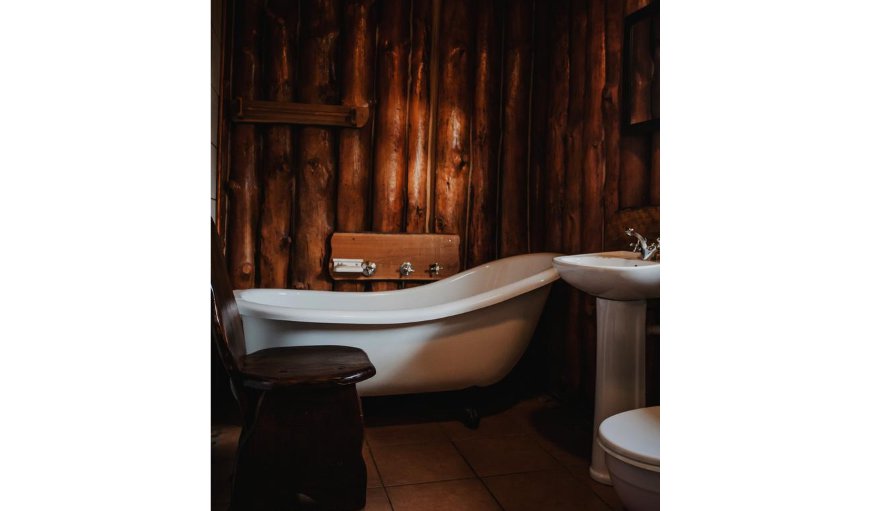 A Log Home : Bathroom