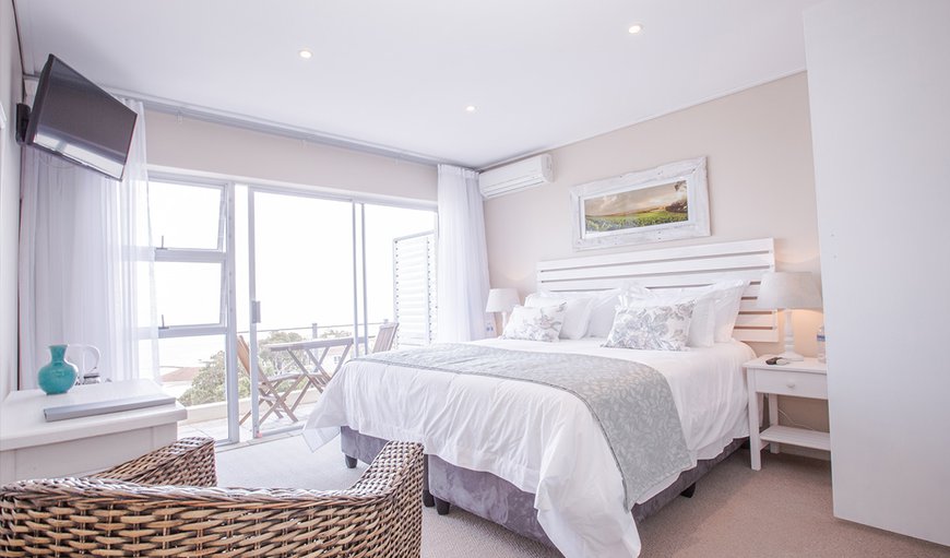 Sea View Room - Bath and Shower: Sea View room (Room 2)- Soft duck egg colouring finishes off this sunny comfortable upstairs room.