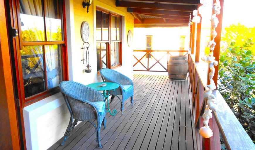 Deck in front of the cottage in Onrus, Hermanus, Western Cape, South Africa