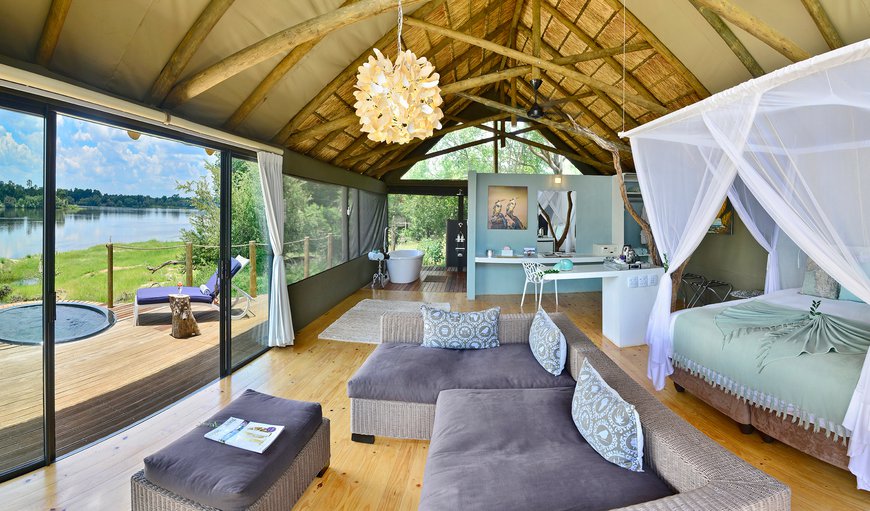 Luxury Family Tent: Victoria Falls River Lodge