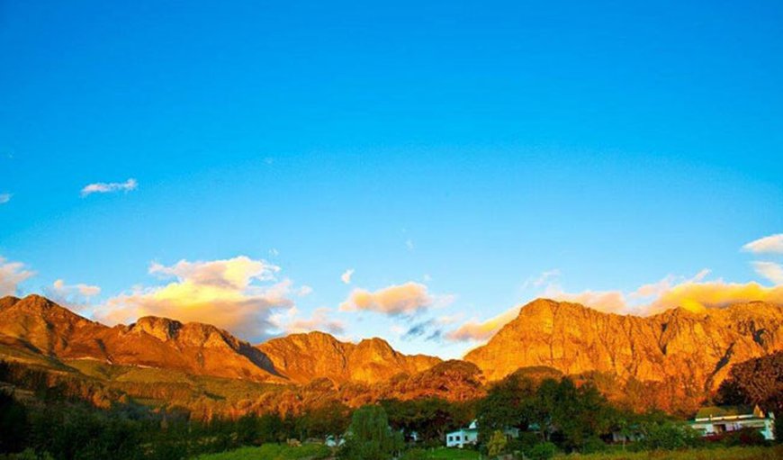 Mountain view in Paarl, Western Cape, South Africa