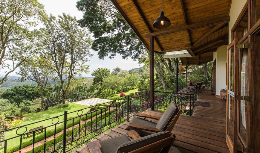 Bustani House: Bustani House - The private terrace is furnished with comfortable seating areas overlooking the beautiful landscape.