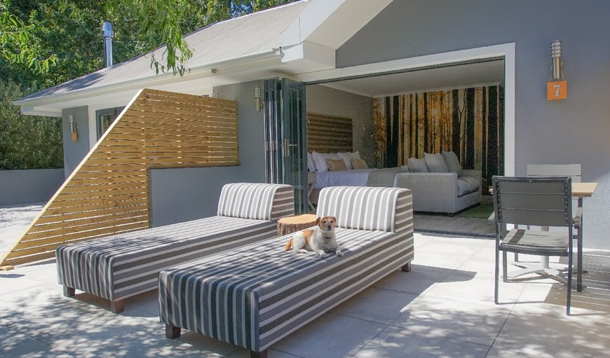 Luxury Garden Suite 3,4,5,6,7: Luxury Garden Suite - Each suite has a patio