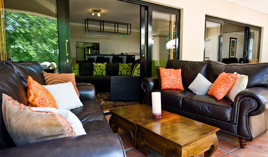 We have plenty of comfortable leather couches for seating our guests