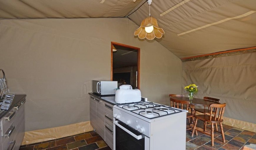 Eagle Owl luxury tented camp: The Eagle Owl Luxury Tent Kitchenette