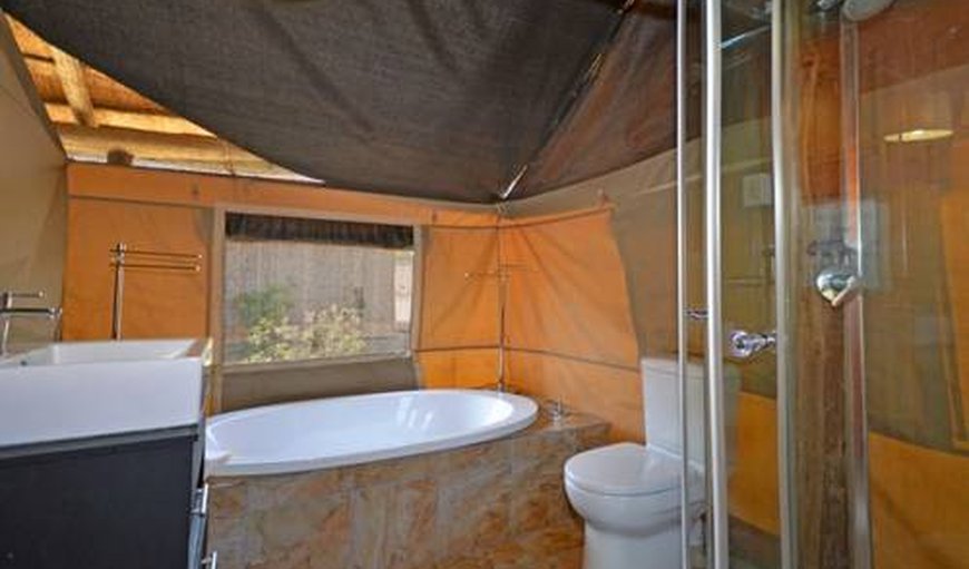 Spotted dikkop luxury tented camp: The Spotted Dikkop Luxury Tented Camp bathroom