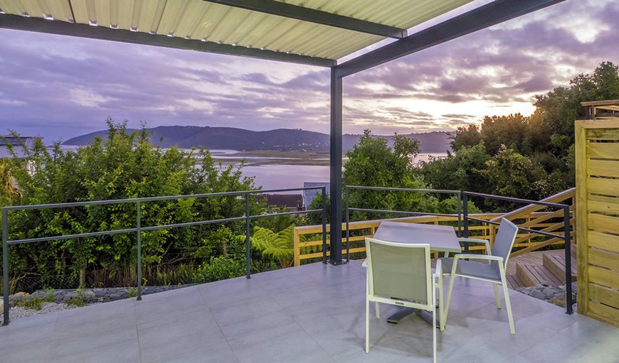 TheBloem Suite Three - The private balcony is furnished and offers amazing views of the Knysna Lagoon. TheBloem Suite Three - The private balcony is furnished and offers amazing views of the Knysna Lagoon.
