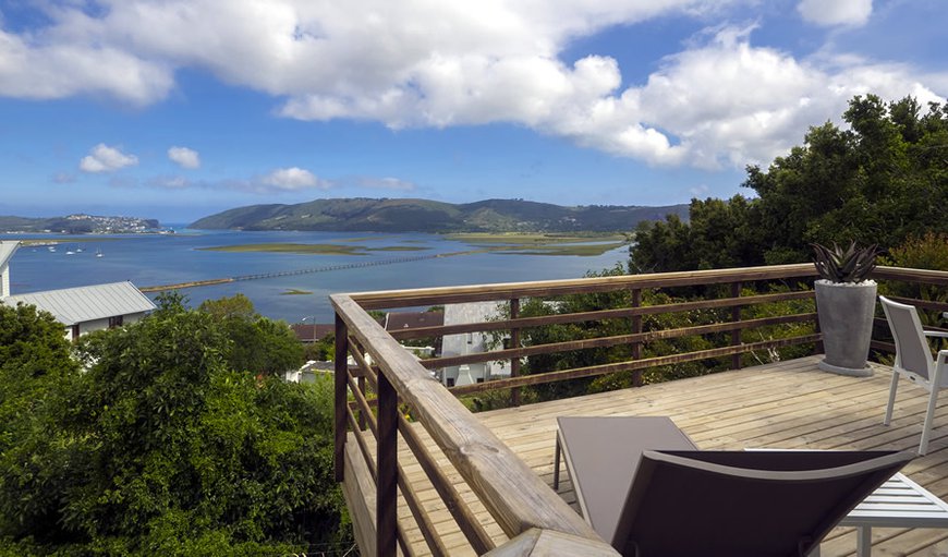 THEBLOEM SUITE FOUR: TheBloem Suite Four - The private balcony is furnished and offers amazing views of the Knysna Lagoon.