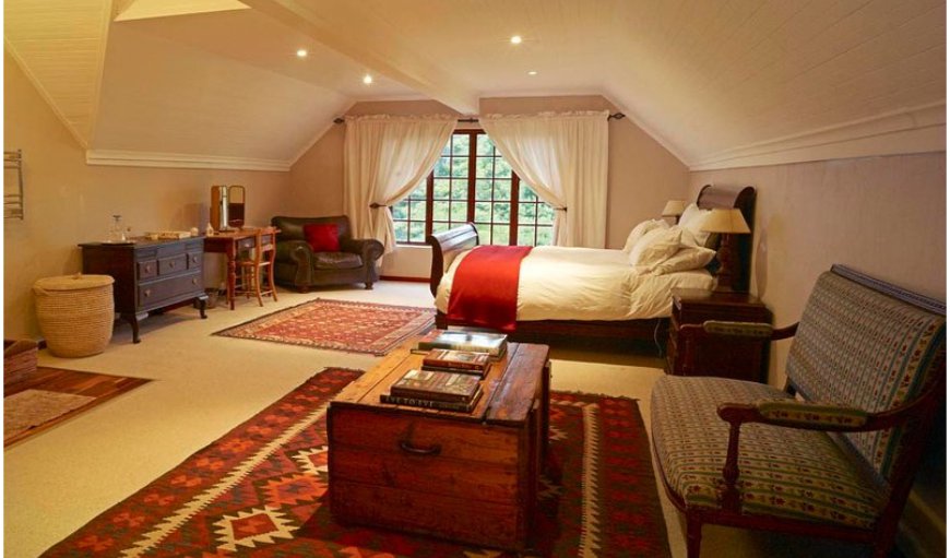 Self-Catering Lodge: Bedroom with a double bed