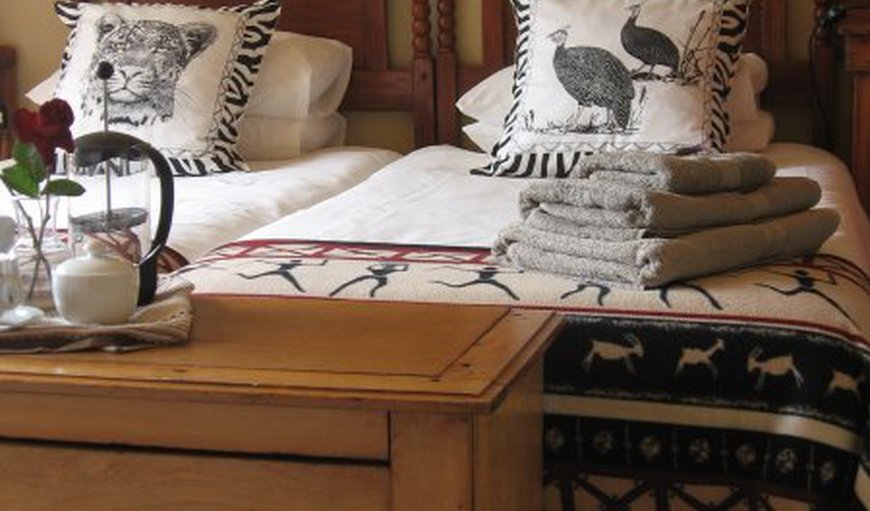Intaba Lodge: Bedroom with Double bed 