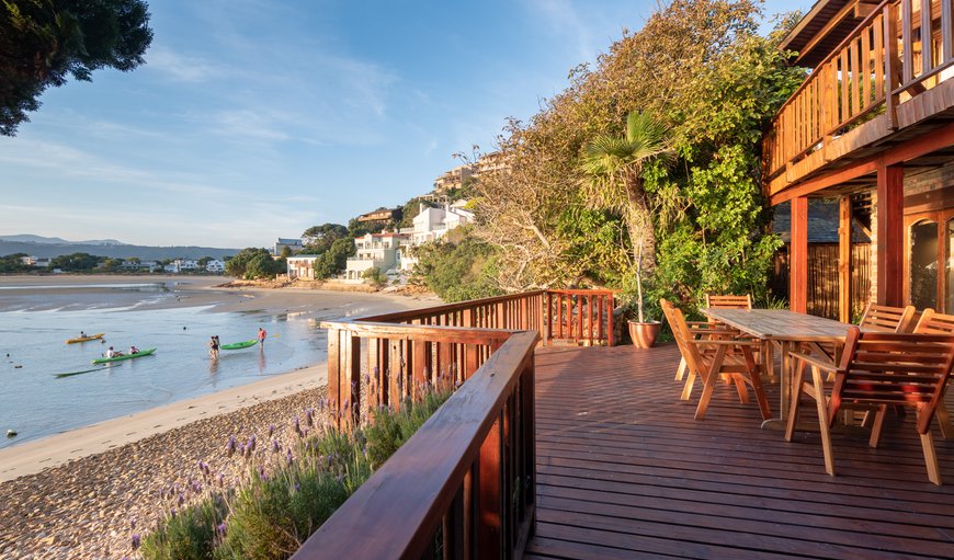 Direct access to the beach and lagoon in The Heads, Knysna, Western Cape, South Africa
