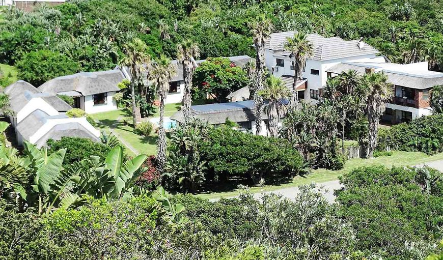 The Thatches aerial view in Kei Mouth, Eastern Cape, South Africa