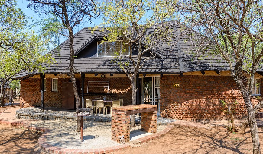 Three Bedroom Chalet with Patio: 3 Bedroom Chalet- Spacious and comfortable self-catering units which blend harmoniously with its lush bush surroundings.