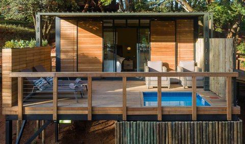 Riverview Cabin with Splash Pool: Riverview Cabin with Splash Pool
