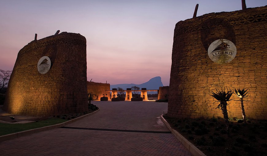 Entrance in Sterkrivier, Limpopo, South Africa