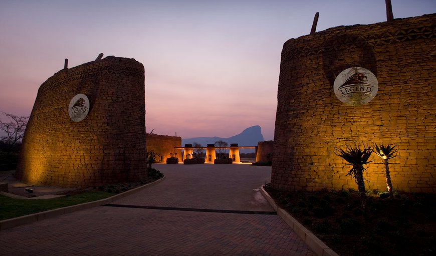 Entrance to the Resort in Sterkrivier, Limpopo, South Africa