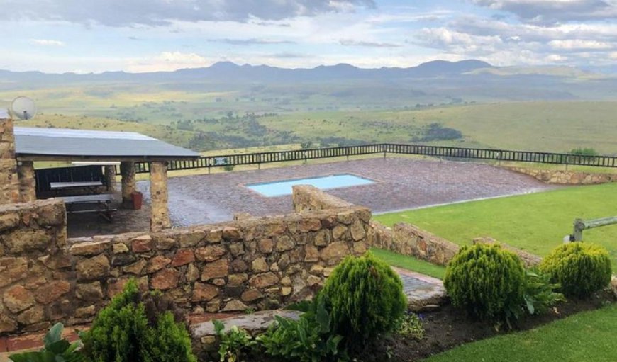 View from Honeymoon suite's patio in Fouriesburg, Free State Province, South Africa