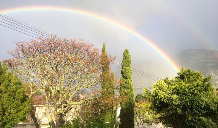 Beautiful Rainbow and Mountain View