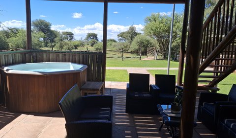 Thatched Roof Suite: Seating Area