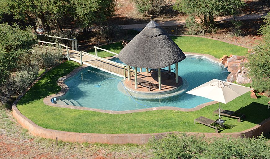 Swimming pool area in Barkly West, Northern Cape, South Africa