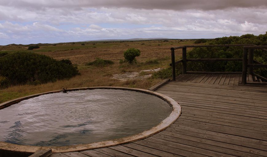 De Mond Cottage - There is a plunge pool with a deck that is perfect for cooling off on a hot summer's day. De Mond Cottage - There is a plunge pool with a deck that is perfect for cooling off on a hot summer's day.