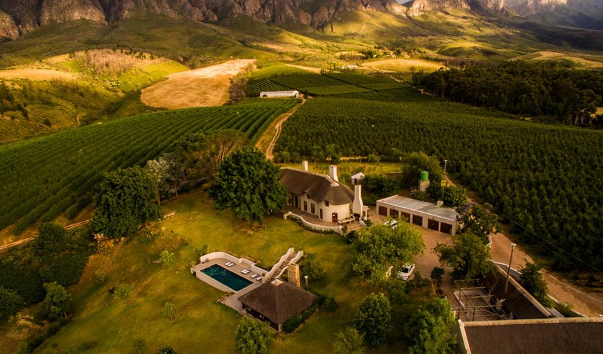Aerial Views in Tulbagh, Western Cape, South Africa
