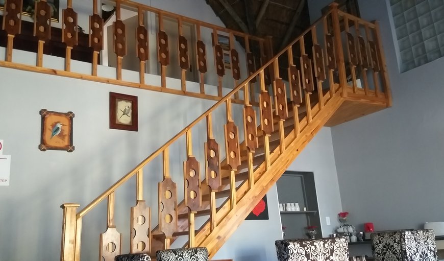 Stairs to rooms
