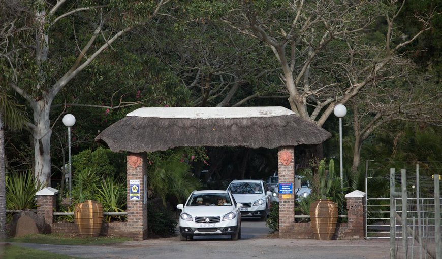 Entrance to resort