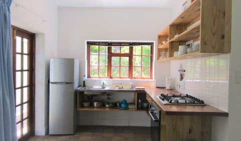 Unit 6: Unit 6 - The kitchen is equipped with a fridge, stove and coffee/tea facilities.
