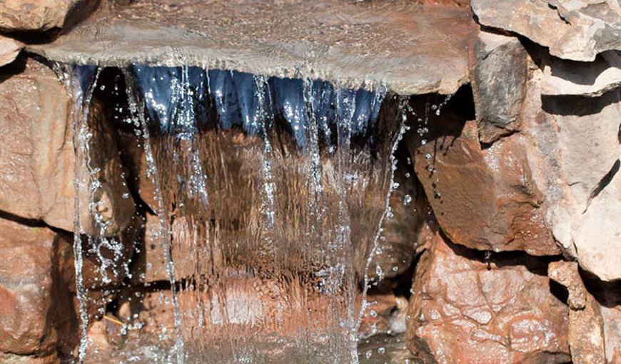 The Rock Pool Lodge: Rock Pool fountain