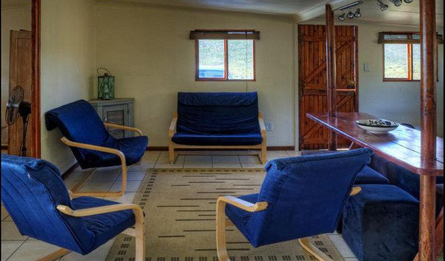 Crooked Cabin lounge area.