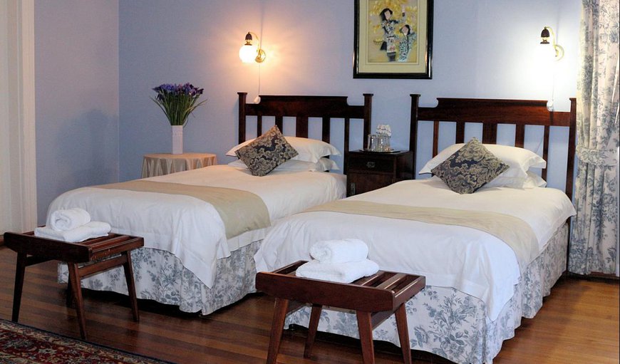 Twin Rooms 1, 5 & 6: Twin Rooms - Each room is furnished with twin beds and has an en-suite bathroom with a shower.