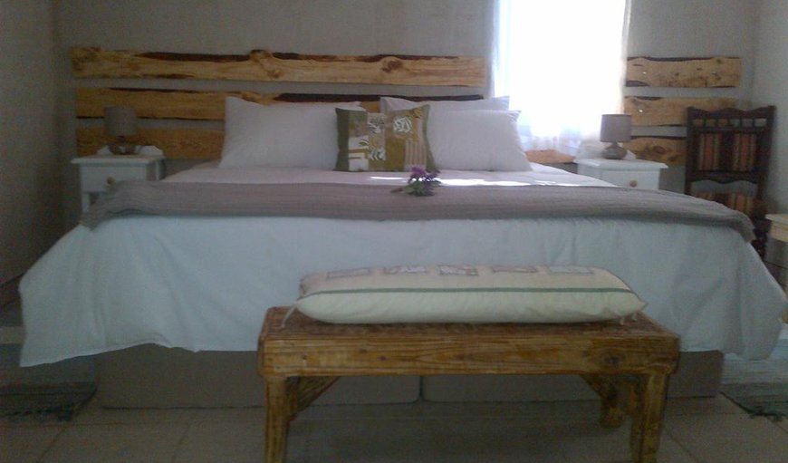 Karoo Scense Garden Suite: Karoo Scense Garden Suite - Bedroom with a king size bed that can be converted into twin beds