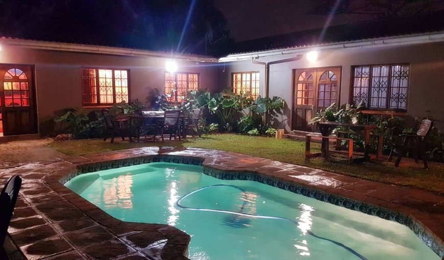 Pool Area at night in Amanzimtoti, KwaZulu-Natal, South Africa