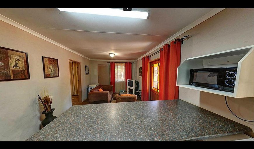 Self Catering unit: Self Catering unit with an open plan lounge and kitchenette area.