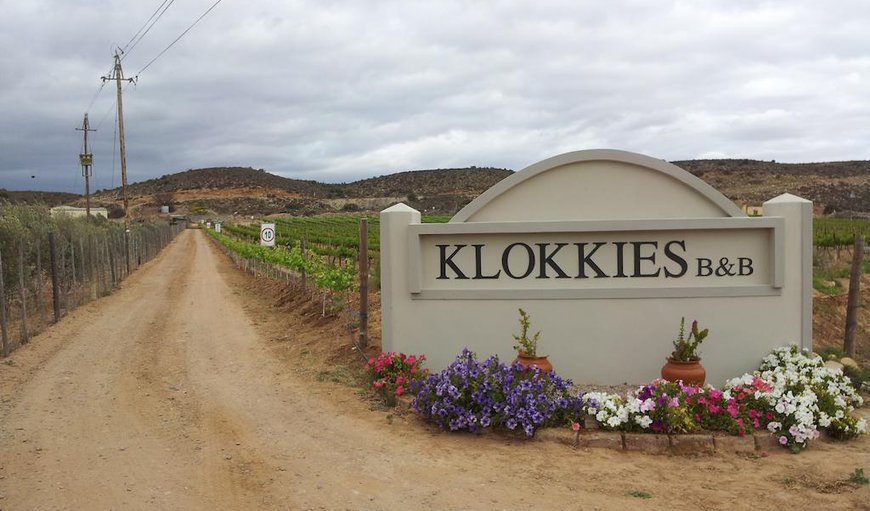 Welcome in Calitzdorp, Western Cape, South Africa