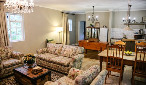 Private Cottage with a Farm View: Olive Cottage Living Room