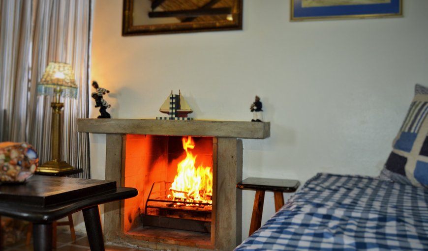Cottage 1: Fireplace in cottage 1