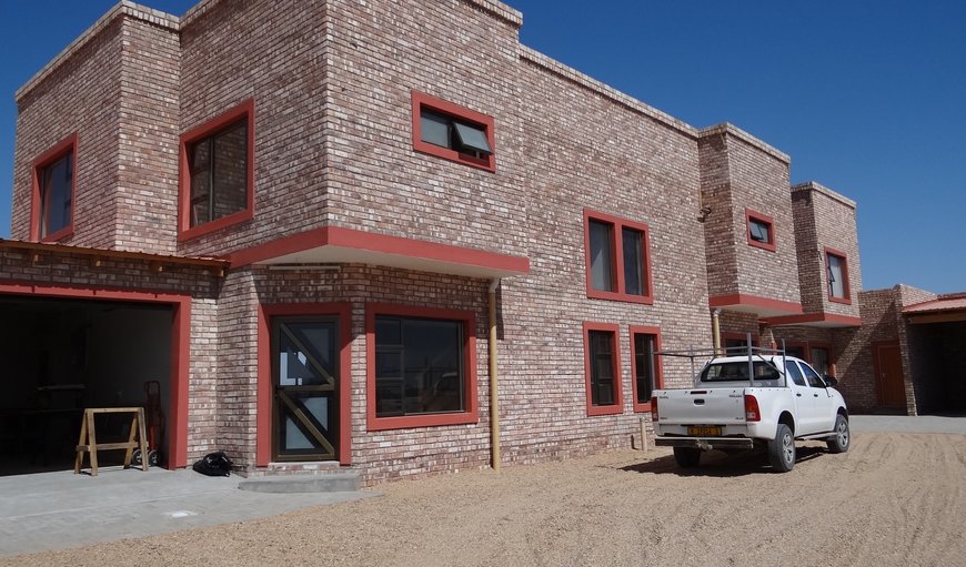 Front view of Pleasant Stay Flats in Henties Bay, Erongo, Namibia