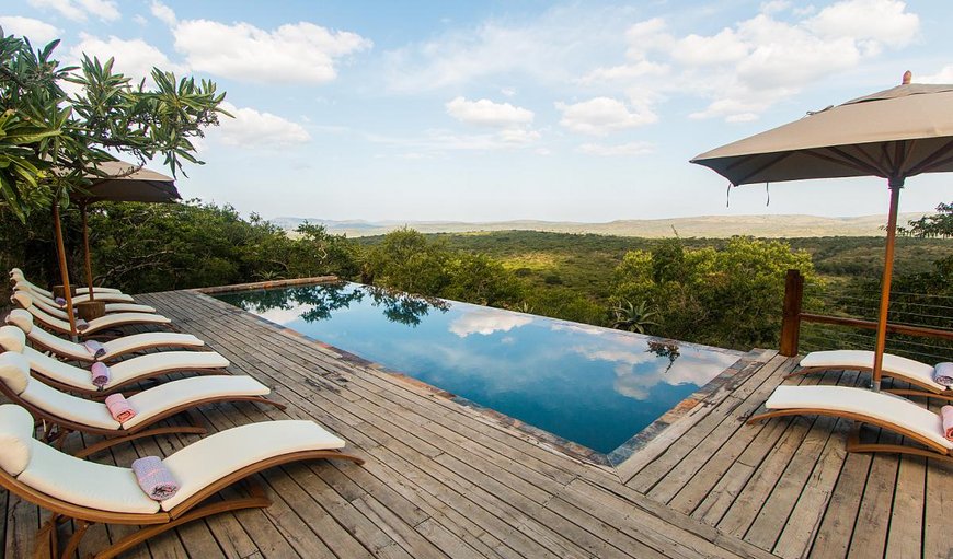 Safari  Room - excluding levies: Rhino Ridge Safari Lodge with a swimming pool.