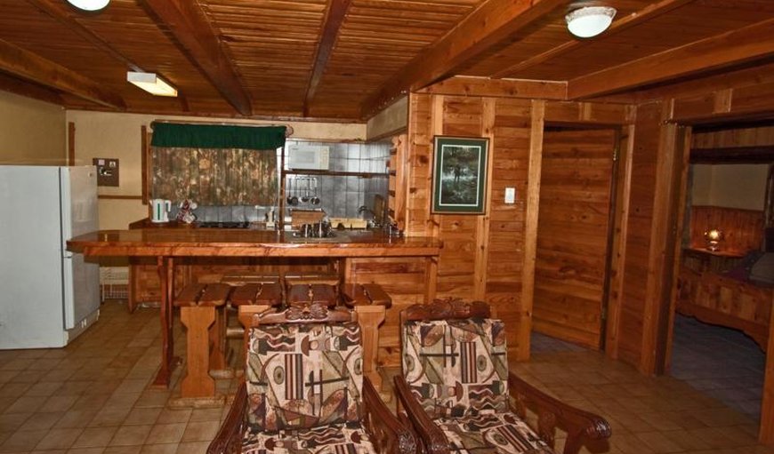 Cottage 3: The lounge and kitchen area
